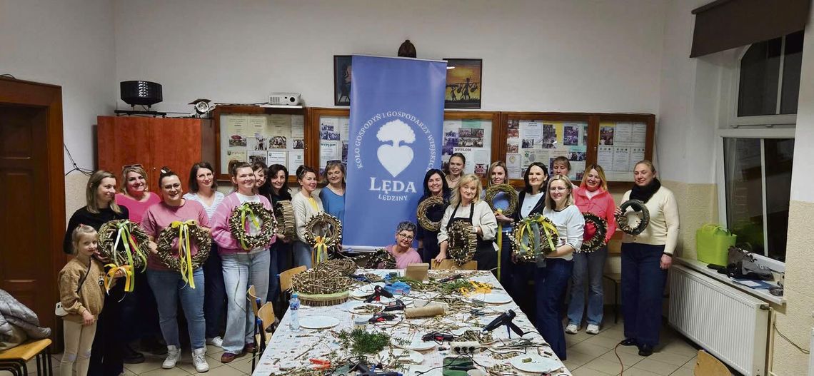 Wiosenne wianki na drzwi