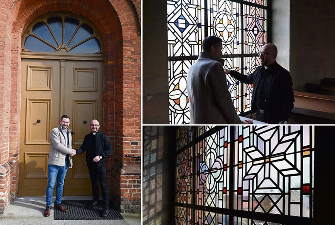 Zabytkowe drzwi i witraże odzyskały dawny wygląd