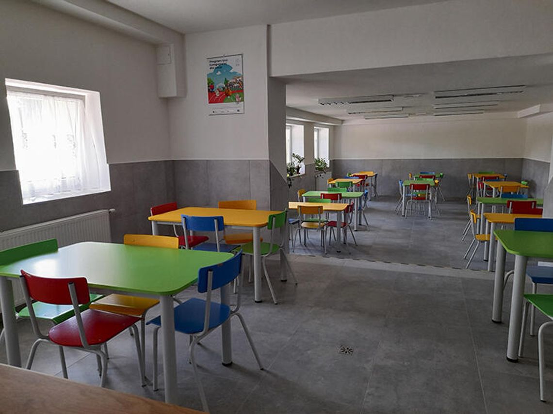 Zakończył się remont szkolnej stołówki