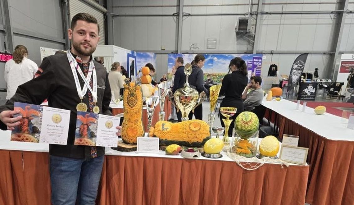 [ZDJĘCIA] Daniel Bewko z Chrząstowic triumfuje na Czech Carving Cup 2024 w Pradze